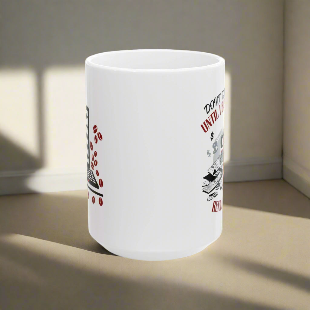 Ceramic Coffee Mug: Perfect Gift for Accountants, Bookkeepers, and Writers.