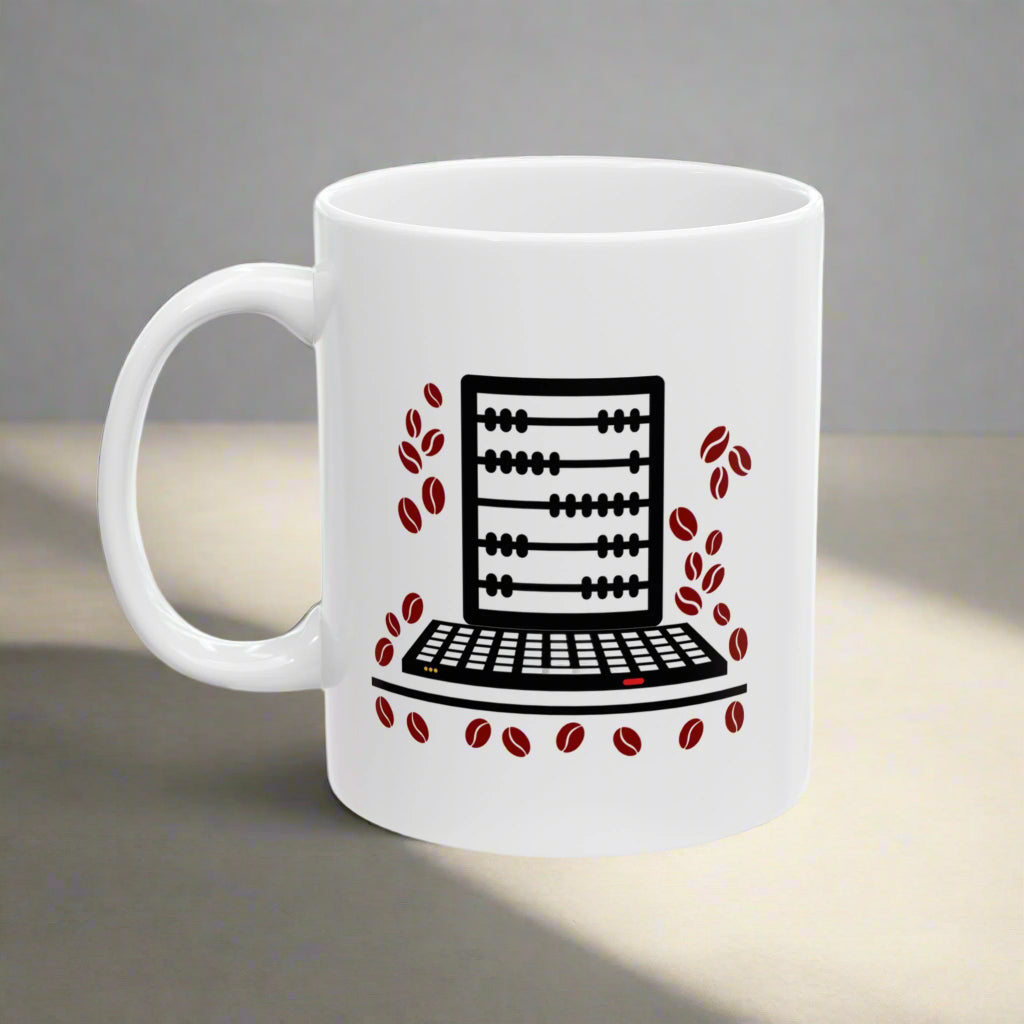 Ceramic Coffee Mug: Perfect Gift for Accountants, Bookkeepers, and Writers.
