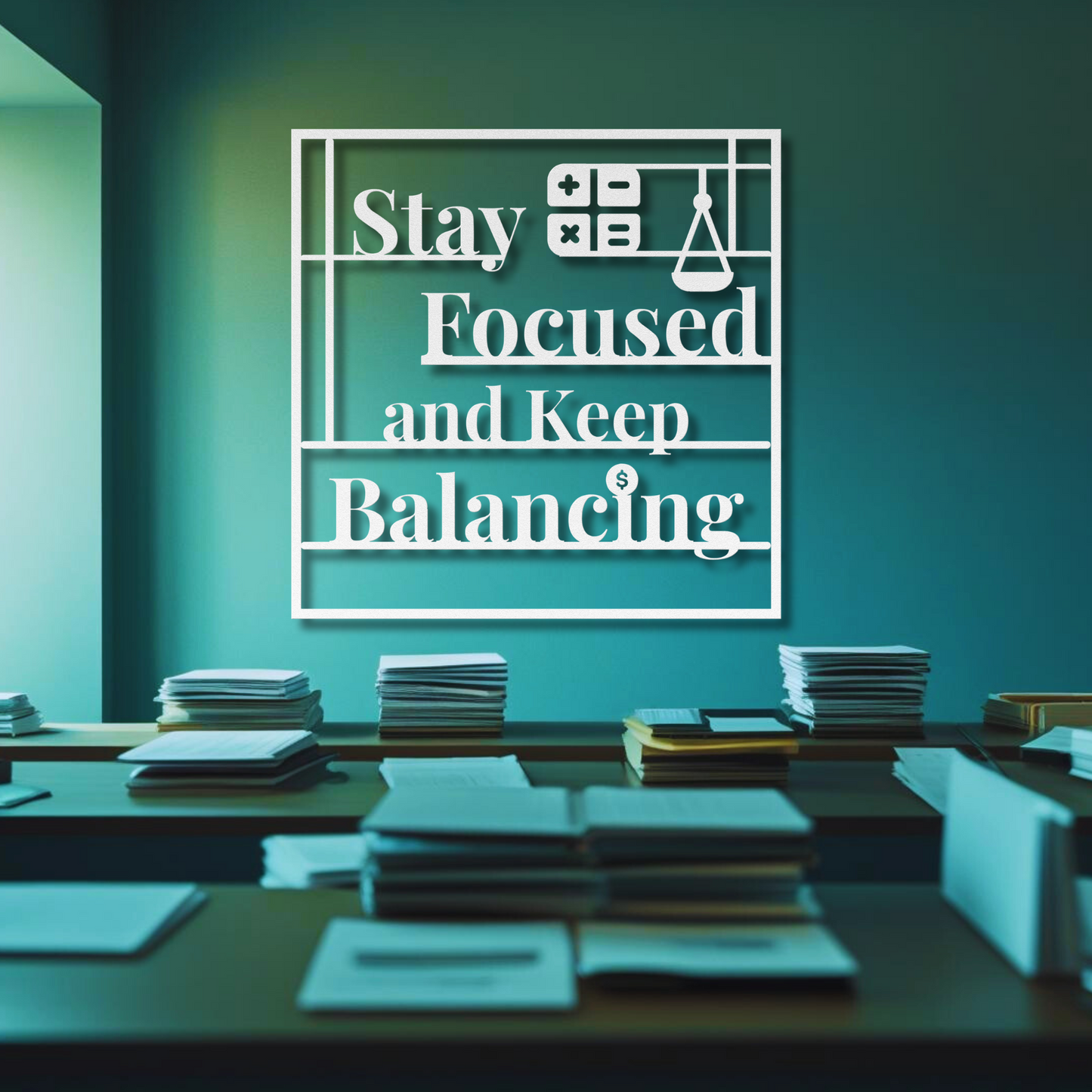 Accountant Wall Art | 18-Gauge Metal Sign for Accounting Office Decor | Tax Season Gifts | Finance Office Wall Art | Gifts for Accountants