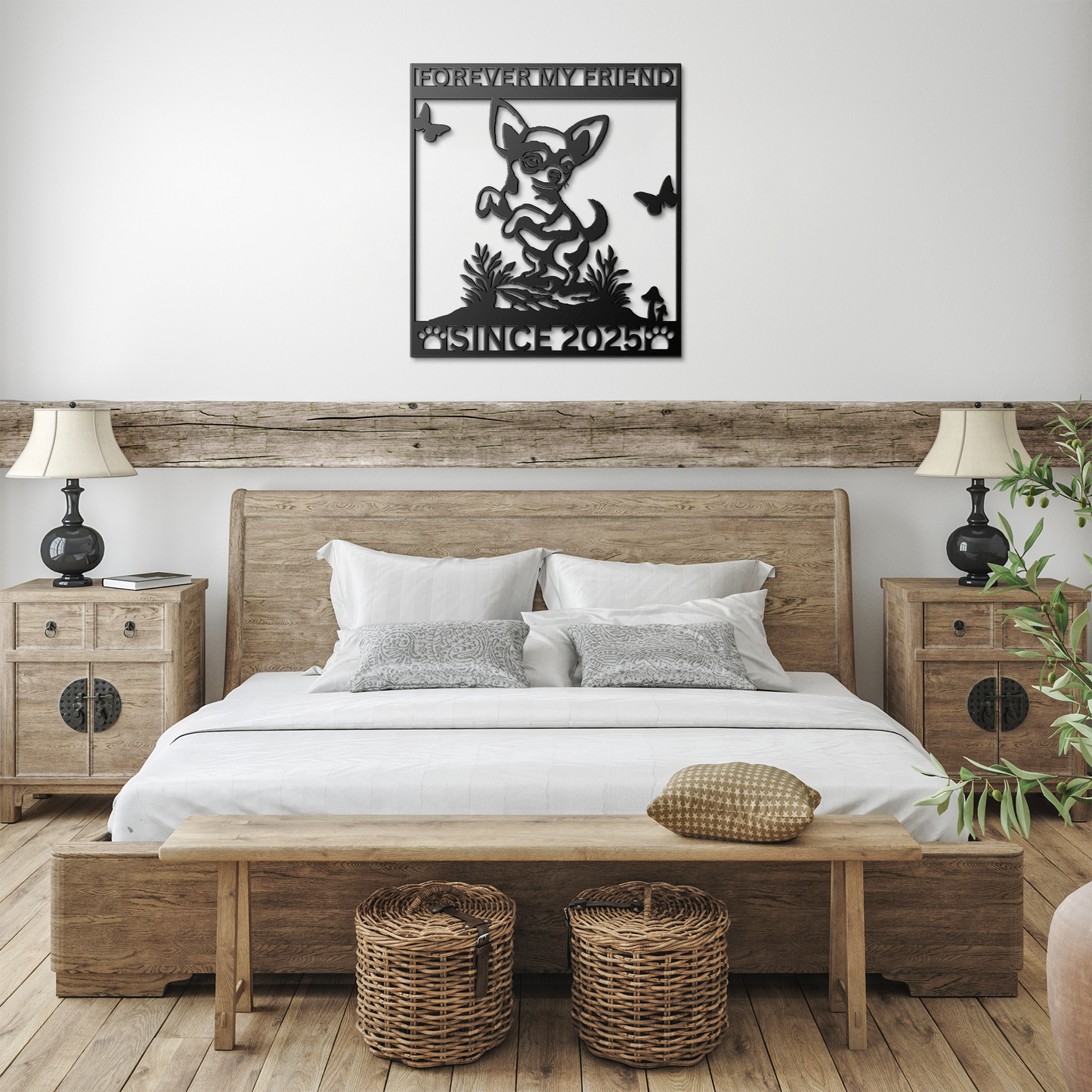 Custom_Metal_Chihuahua_Wall_Art_-_Family_Black_Farmhouse_Bedroom_Mockup.png
