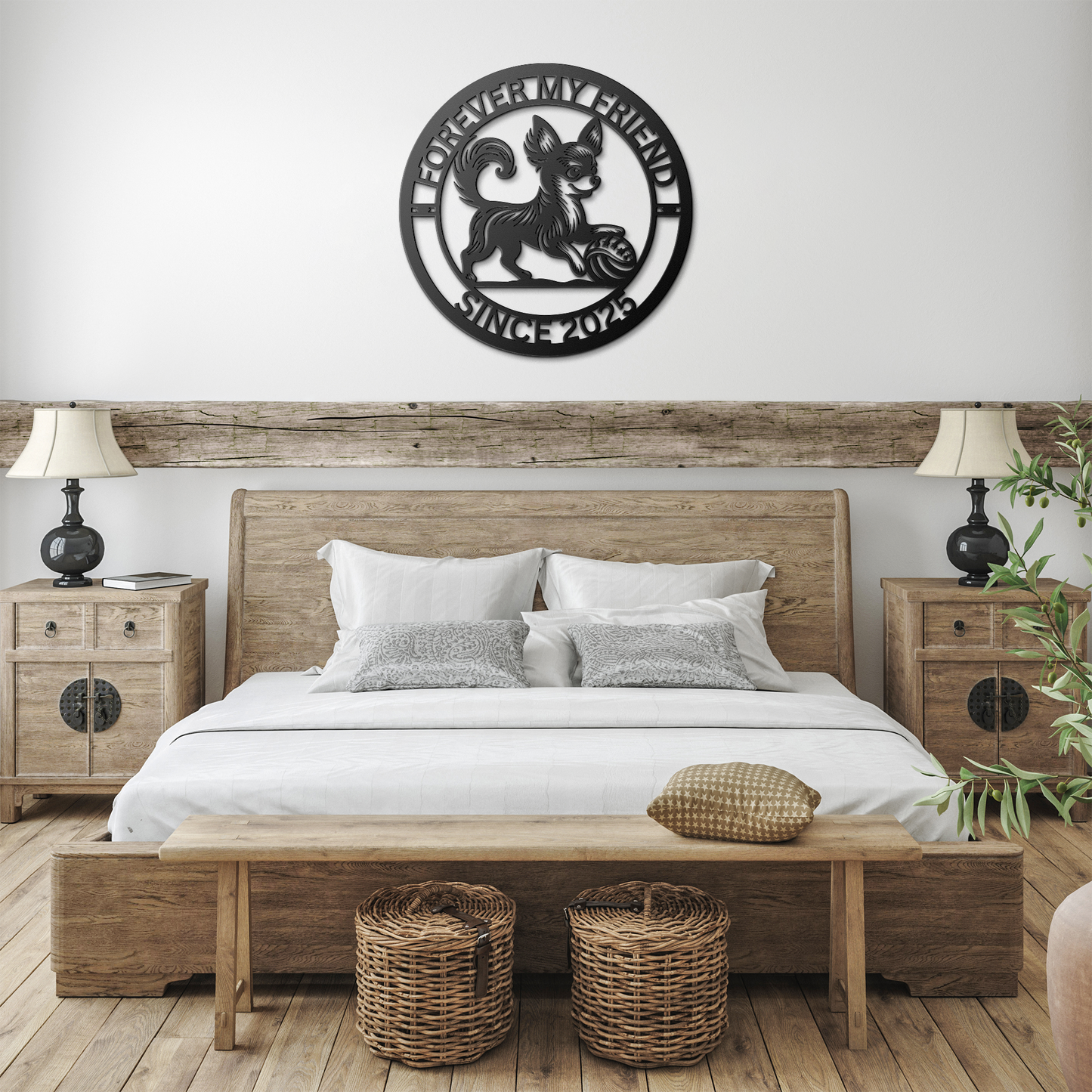 Custom_Metal_Cute_Chihuahua_Wall_Art_-_P_Black_Farmhouse_Bedroom_Mockup.png