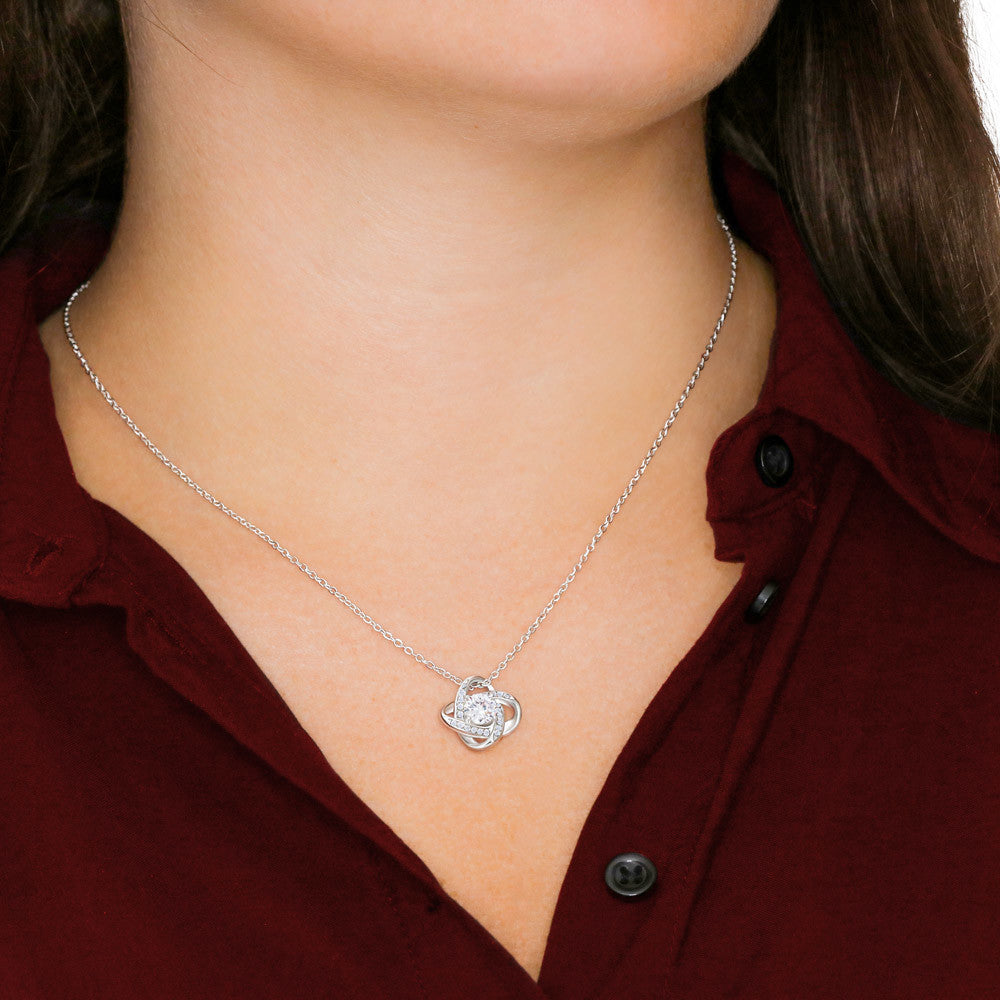 My Return Of Investment Love Knot Necklace From Husband To Wife