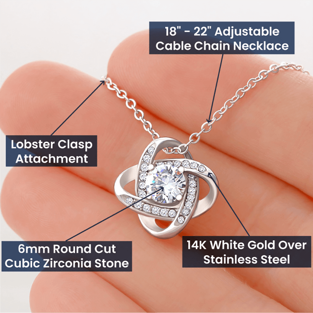 My Return Of Investment Babe Love Knot Necklace From Husband To Wife