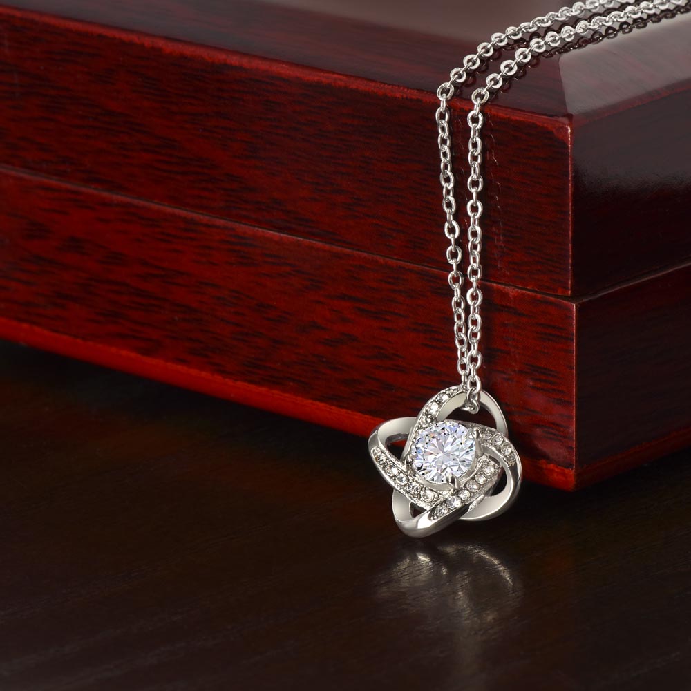 My Return Of Investment Babe Love Knot Necklace From Husband To Wife