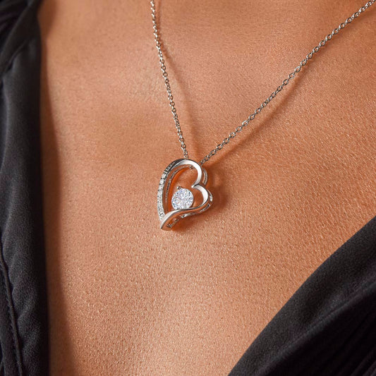 To Mom - You Gave Up So Much Love Necklace - From Daughter