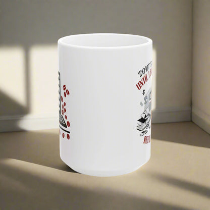 Ceramic Coffee Mug: Perfect Gift for Accountants, Bookkeepers, and Writers.