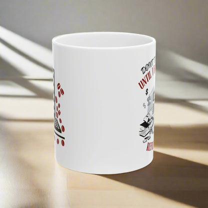 Ceramic Coffee Mug: Perfect Gift for Accountants, Bookkeepers, and Writers.