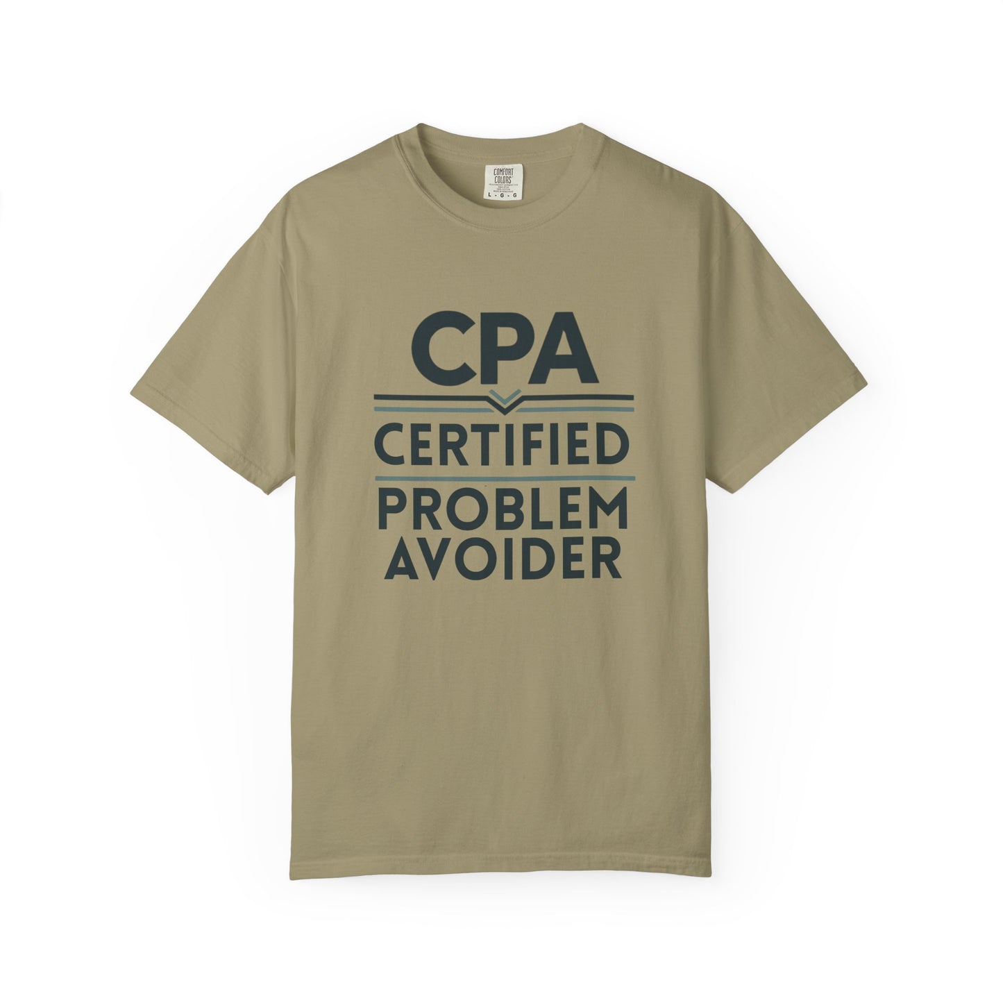Certified Problem Avoider Unisex Fun T-Shirt for Accountant, Public Certified Accountant.