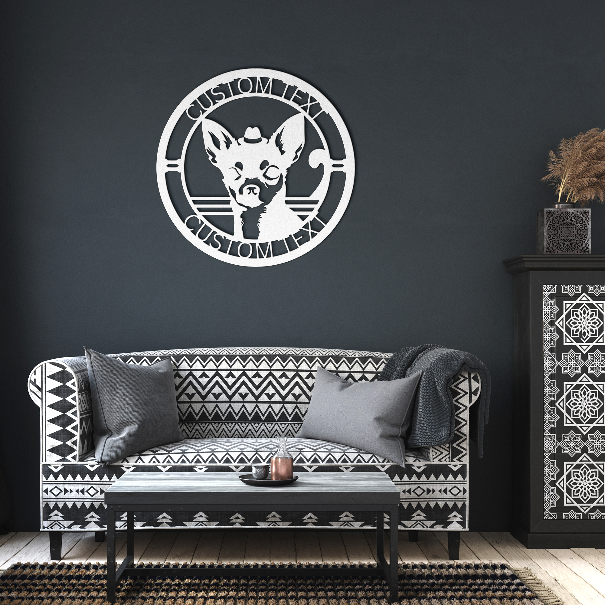 Custom_Metal_Chihuahua_Wall_Art_-_Person_White_Dark_Living_Room_Mockup.png