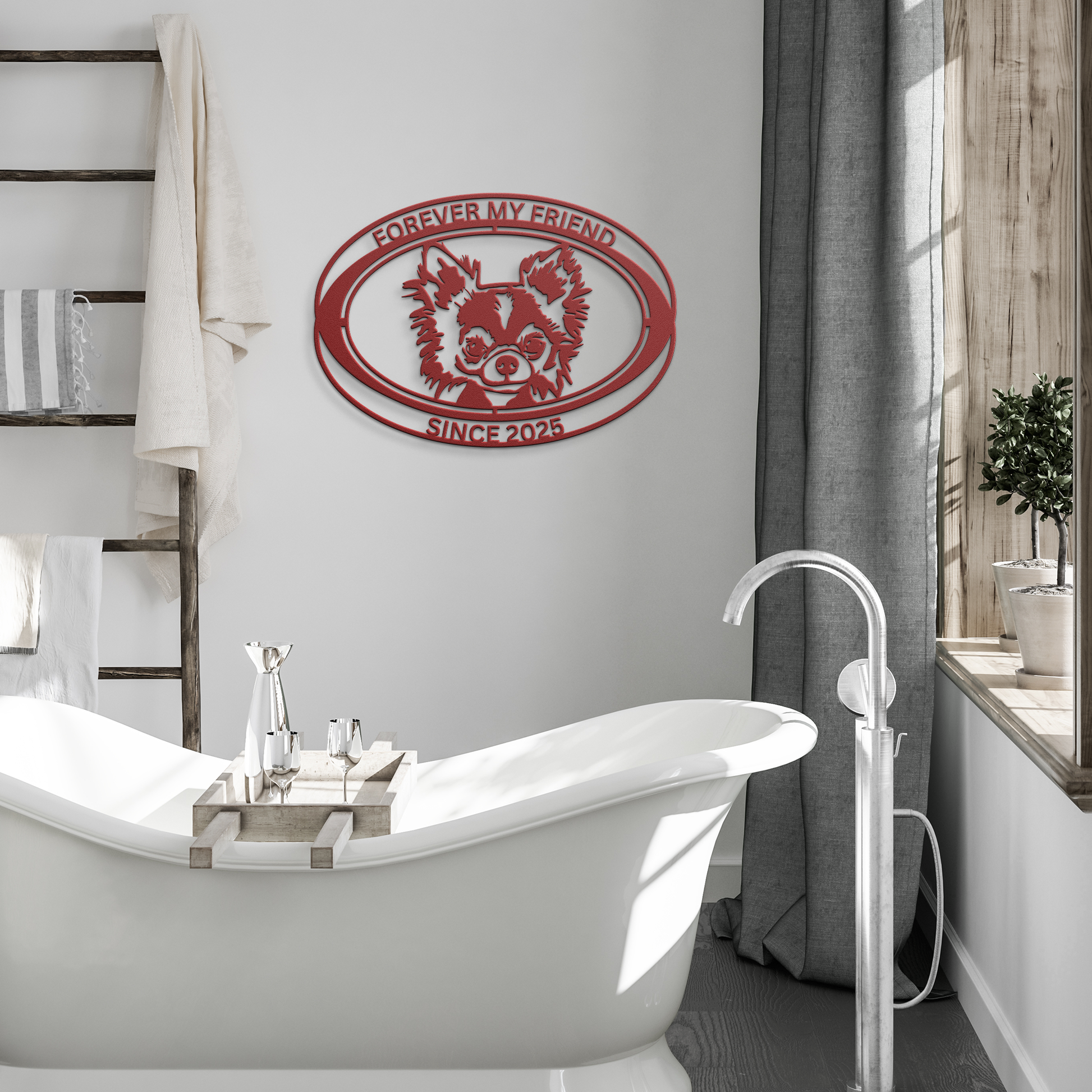 Custom_Metal_Chihuahua_Wall_Art__Family_Red_Modern_Bathroom_Mockup.png