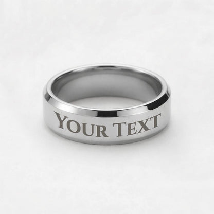 Engraved Dad's Ring