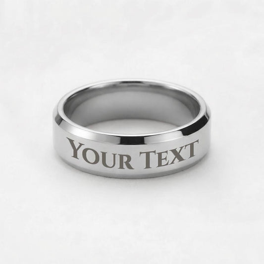 Engraved Dad's Ring