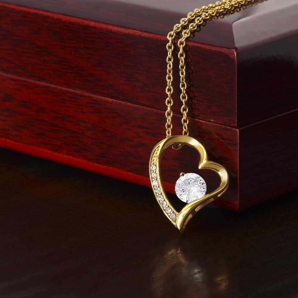 To My Mom - Never Doubt About My Love - Forever Love Necklace- From Son