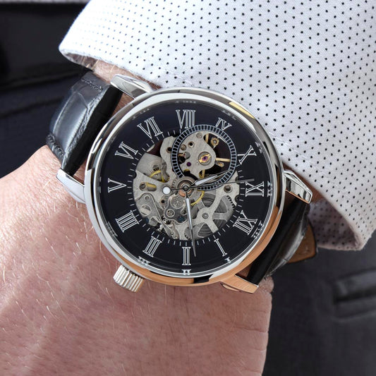 My Grandpa In Every Life  Openwork Watch From Grandson To  Grandpa