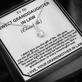 To My Granddaughter In Law - I Didn't Give You The Gift -  Personalised Alluring Beauty Necklace From Garndmother In Law