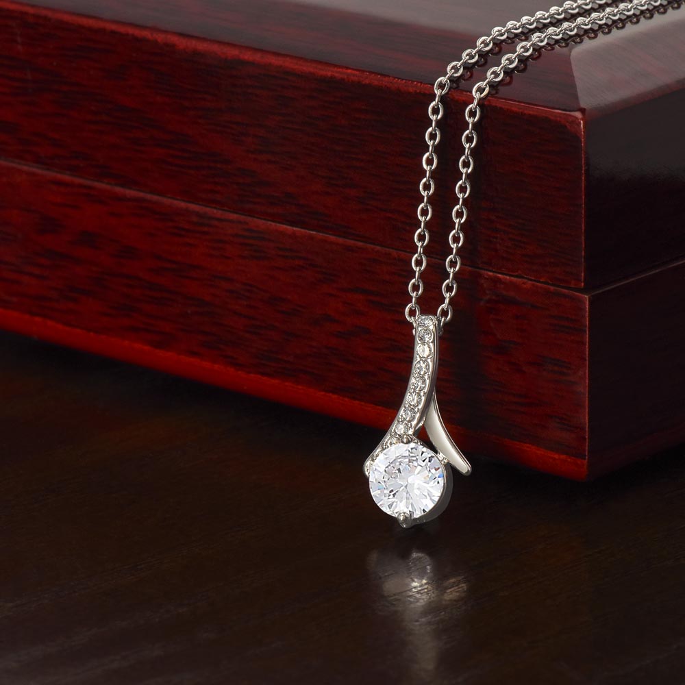 To My Bonus Daughter -I Can't Promised- Alluring Beauty Necklace - From Bonus Grandma