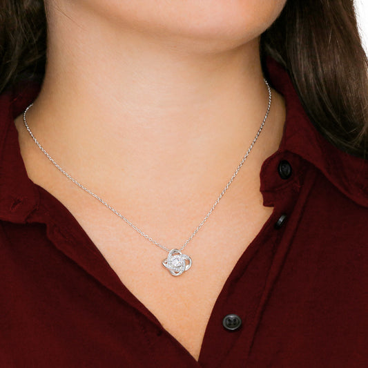 My Return Of Investment Babe Love Knot Necklace From Husband To Wife