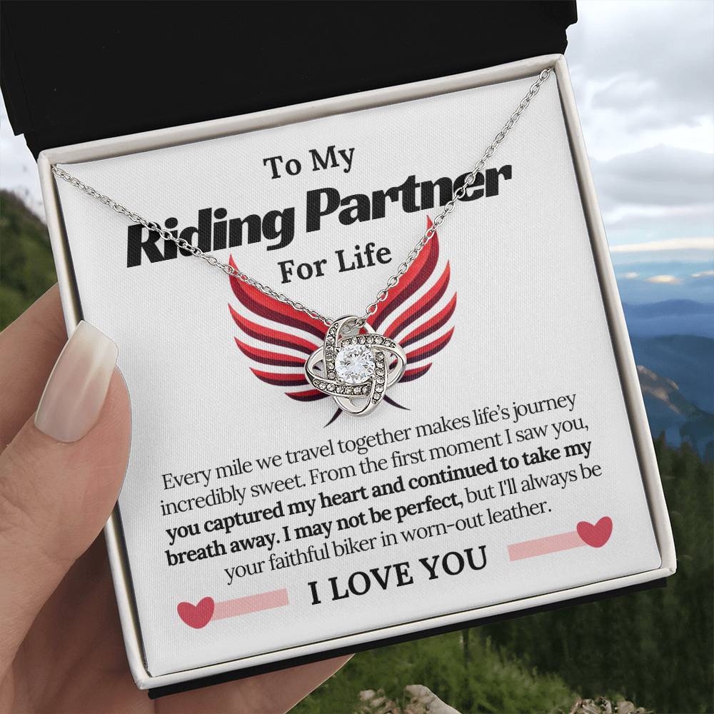 To My Riding Partner -I May Not Perfect - From Your Faithful Biker