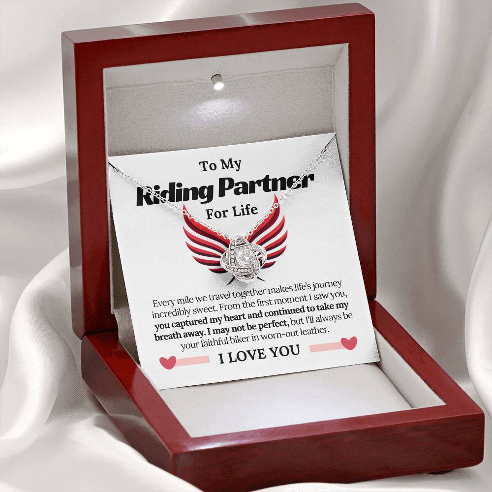 To My Riding Partner -I May Not Perfect - From Your Faithful Biker