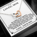 To Mom - No Matter What Happens, - Interlocking Hearts Necklace - From  Son