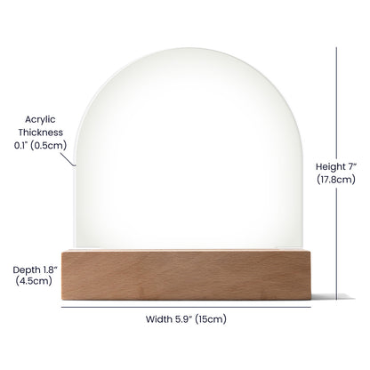 To My Granddaughter In Law If I Could Give You One Thing Personalised Acrylic Dome Plaque From Bonus Grandma
